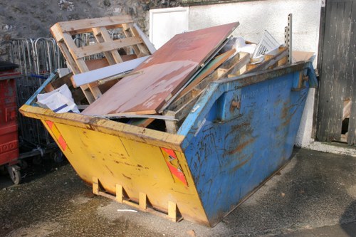 Professional home clearance team at work in a Hanwell residence