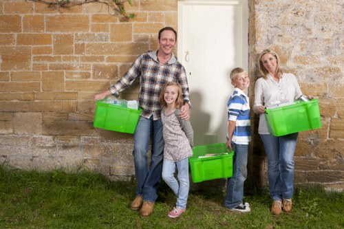 Scheduled waste pick-up for businesses