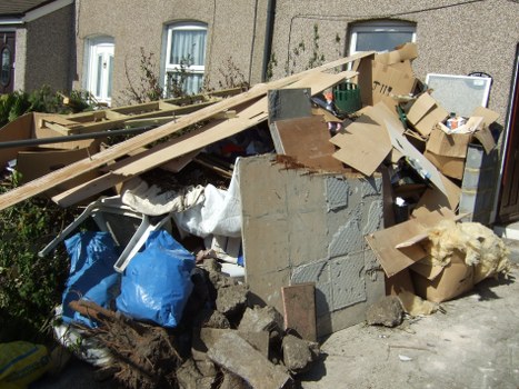 Recycling bins for waste segregation in Hanwell